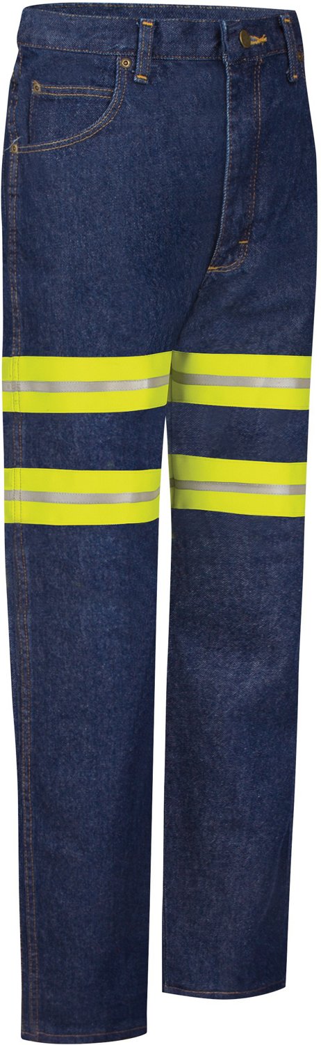 Red Kap Men's Enhanced Visibility Relaxed Fit Jeans - view number 3