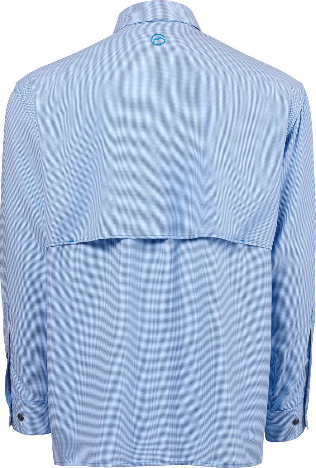 Magellan Outdoors Men's Aransas Pass Mini Check Long Sleeve Fishing Shirt - view number 2