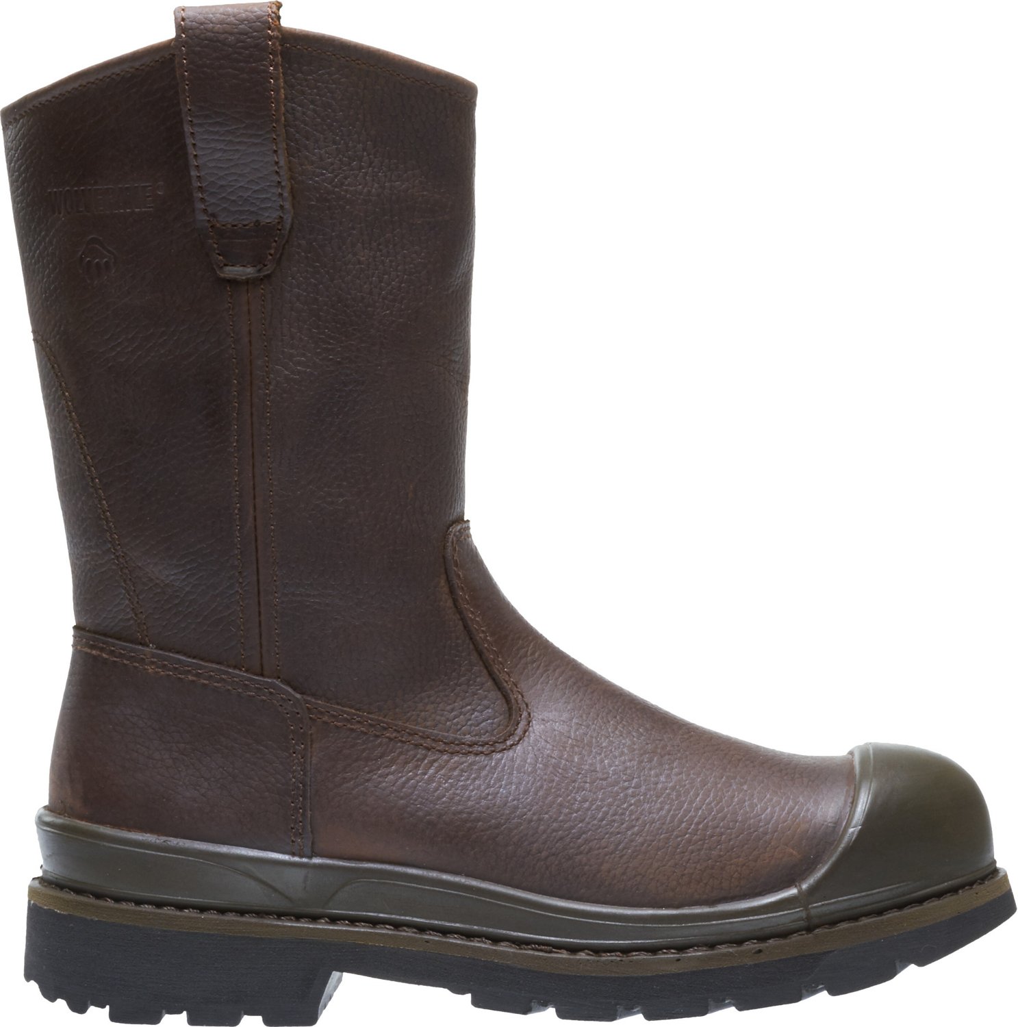 Wolverine Men's Crawford EH Steel Toe Wellington Work Boots | Academy