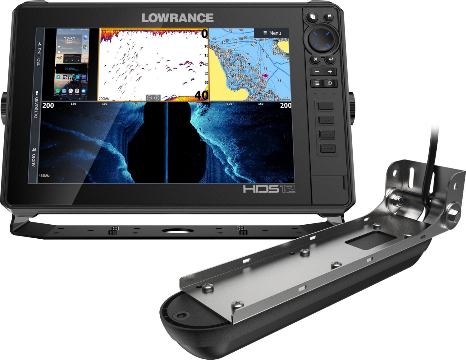 Lowrance HDS LIVE 12 in GPS Fishfinder with Active Imaging 3 in 1