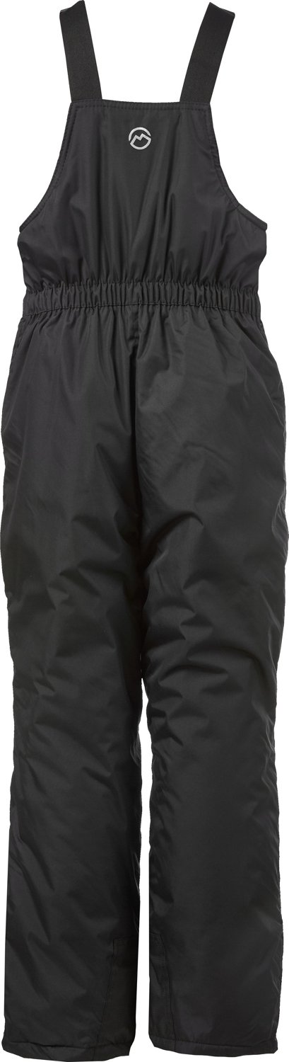 Arctic Quest Youth Water Resistant Insulated Snow Bib Overalls - Size 5-6,  Black 