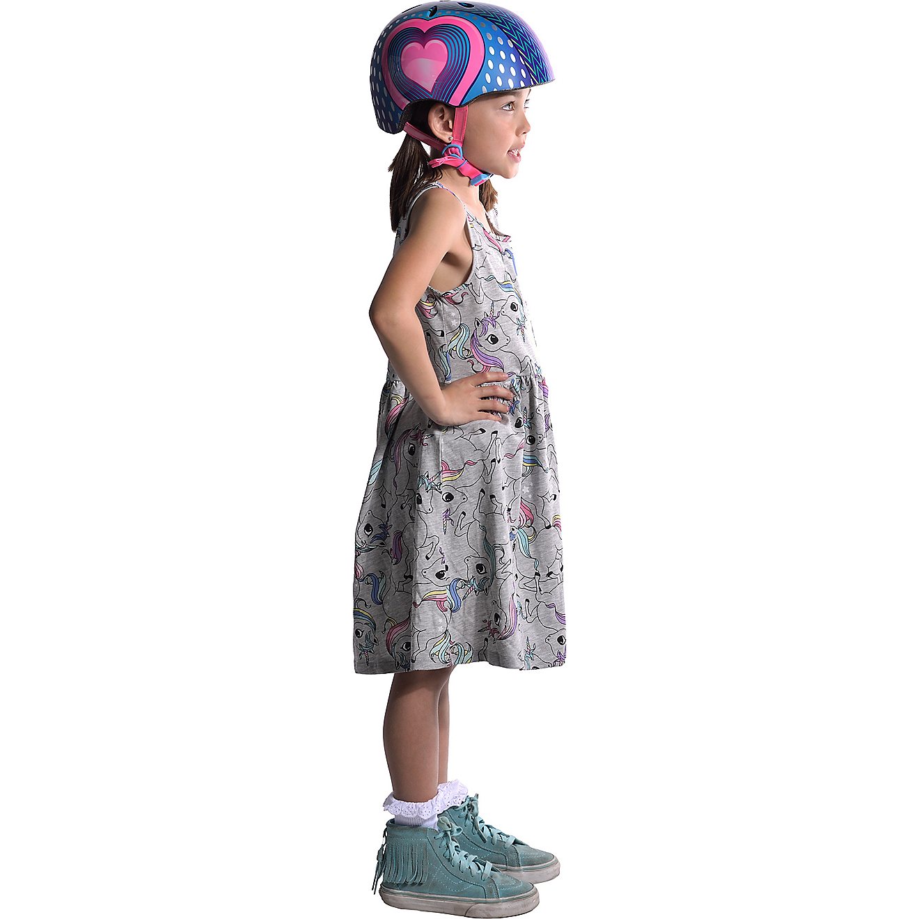 Raskullz Kids' Hearts LED Light-Up Bike Helmet                                                                                   - view number 8