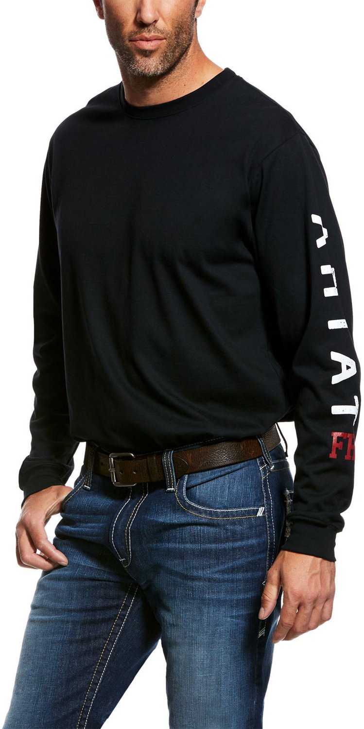 Ariat Men's FR Roughneck Skull Logo Work T-shirt                                                                                 - view number 2