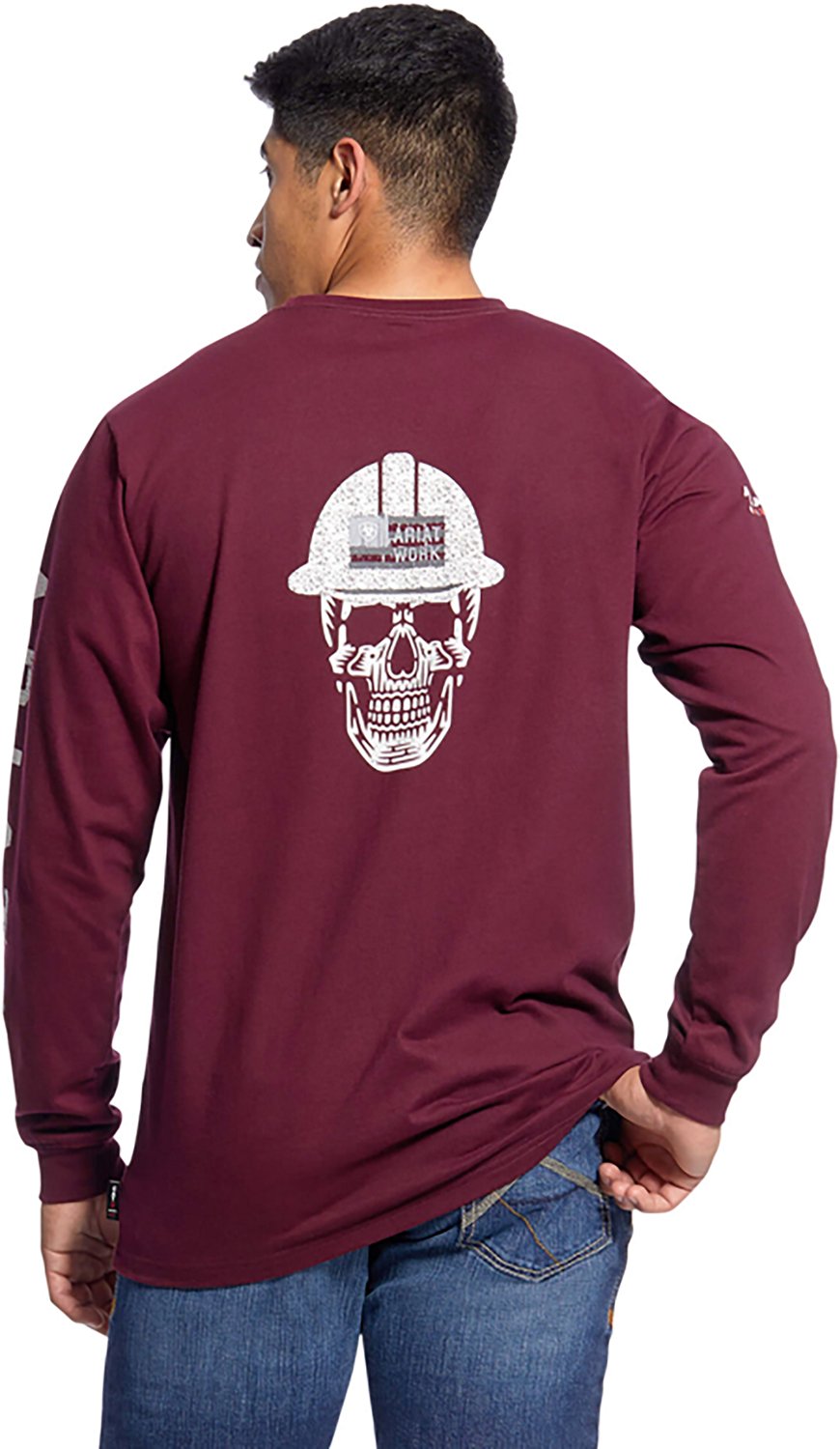 Ariat Men's FR Roughneck Skull Logo Work T-shirt