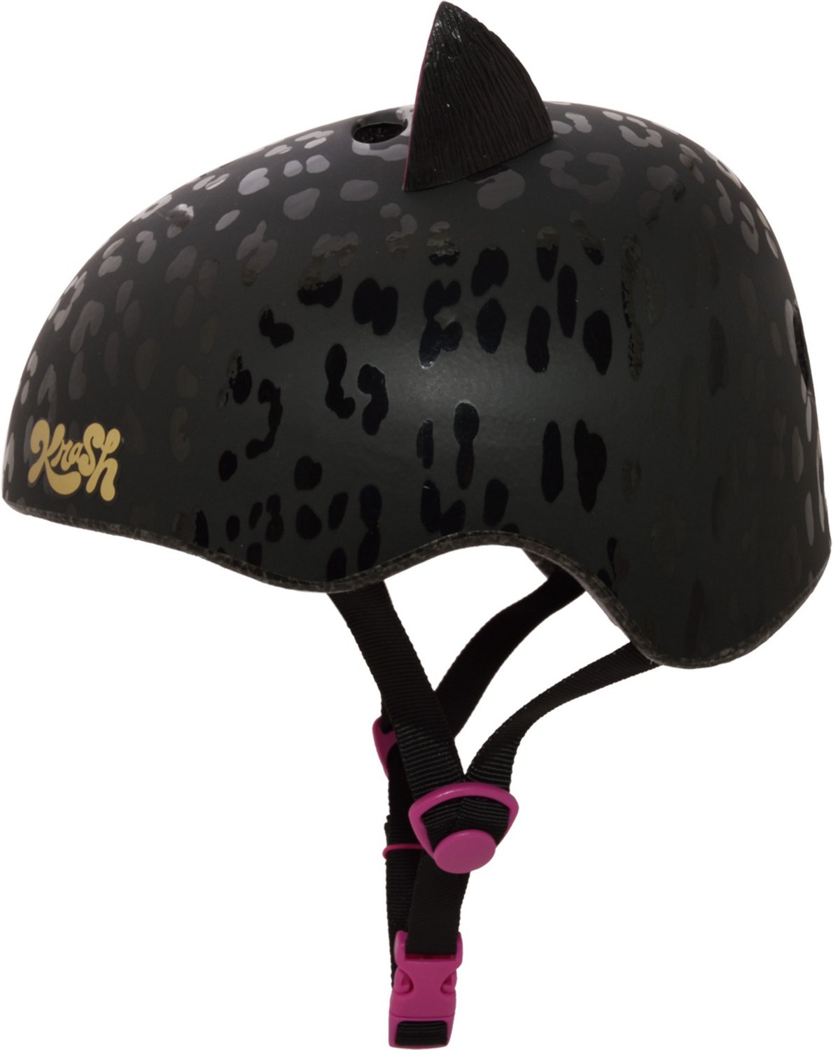 Krash Youth Leopard Kitty Bicycle Helmet                                                                                         - view number 6