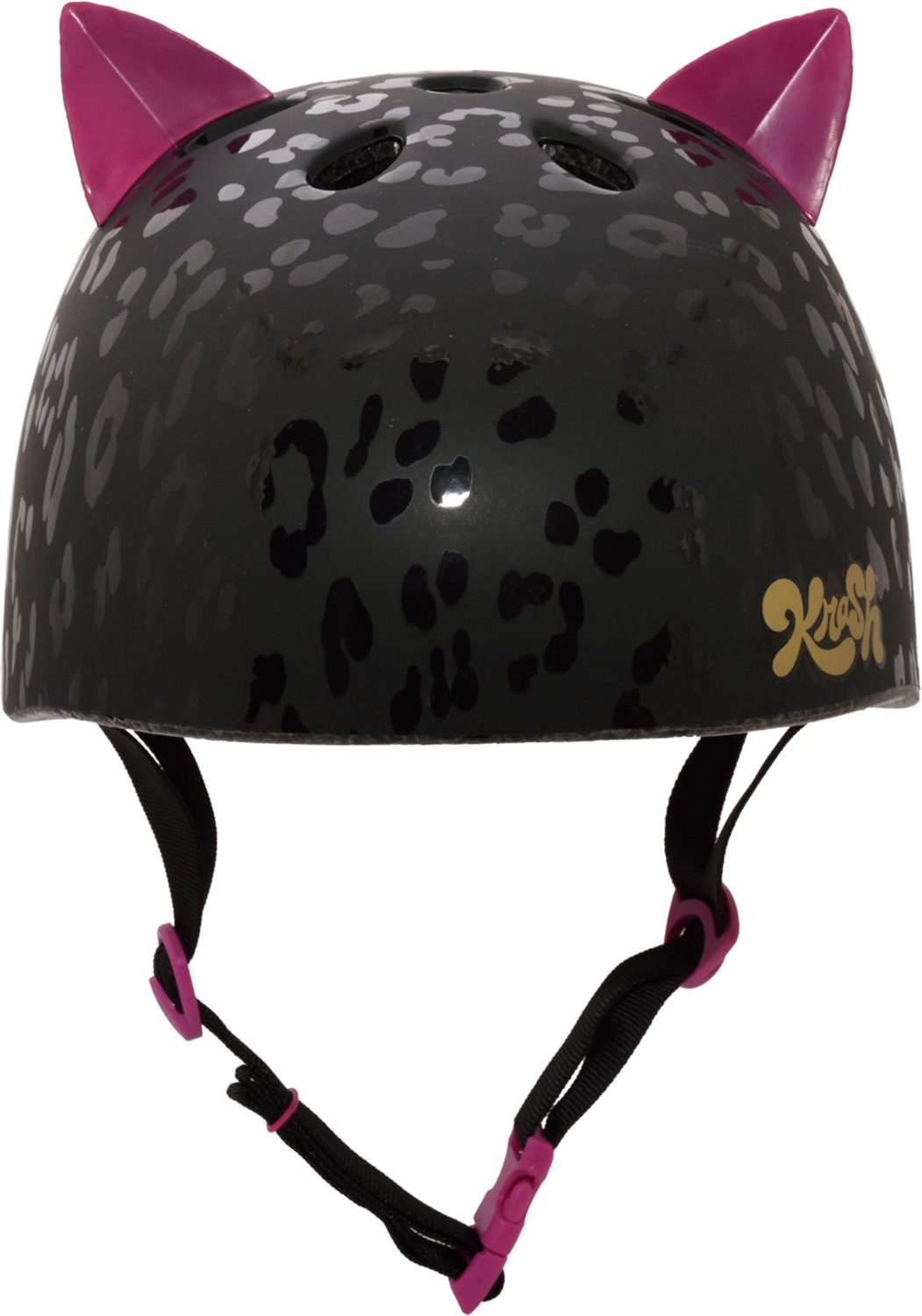 Krash Youth Leopard Kitty Bicycle Helmet                                                                                         - view number 7