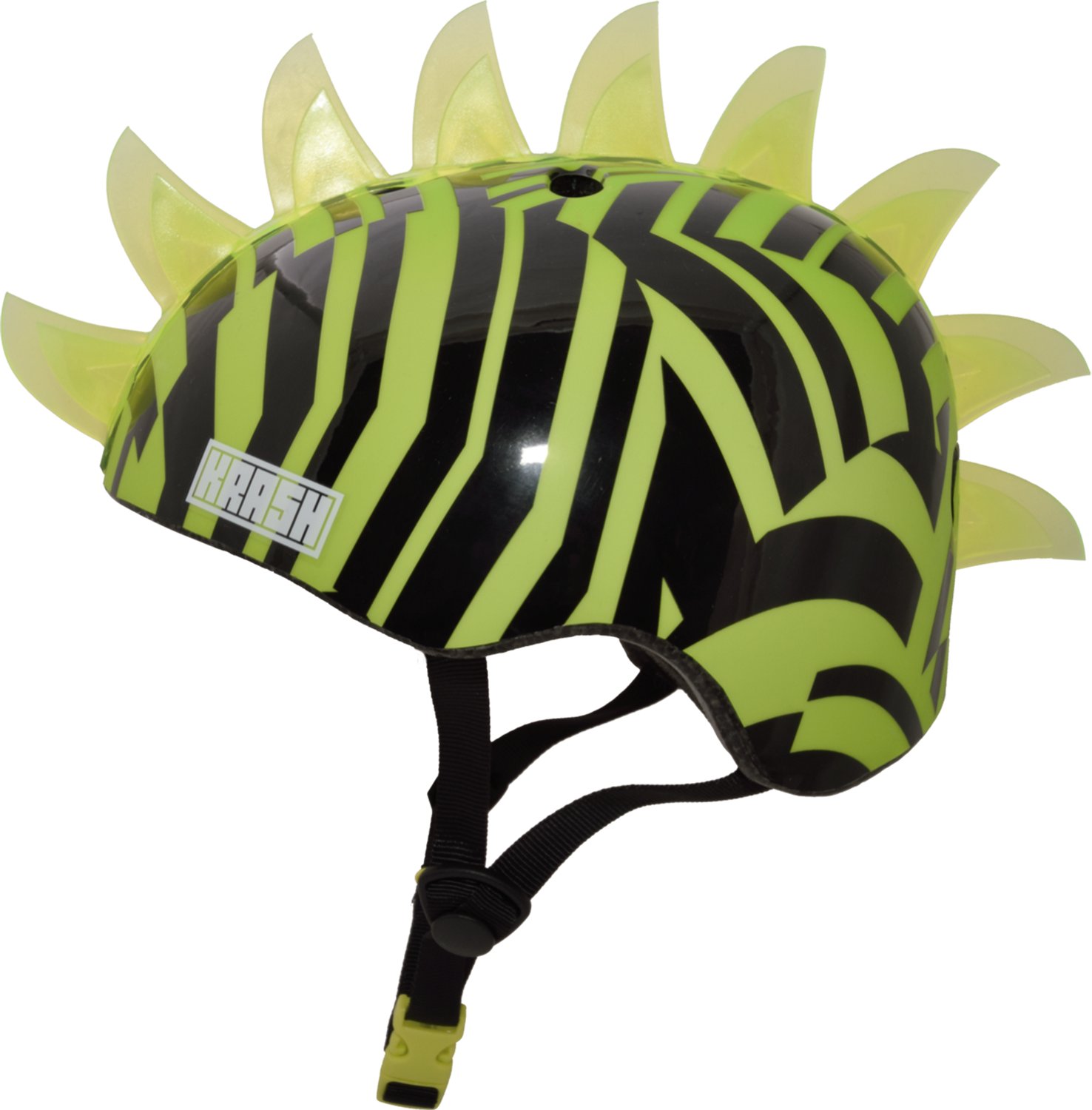 Krash Dazzle Green Mohawk Helmet with LED Lights Youth 8+ (54-58 cm)                                                             - view number 4
