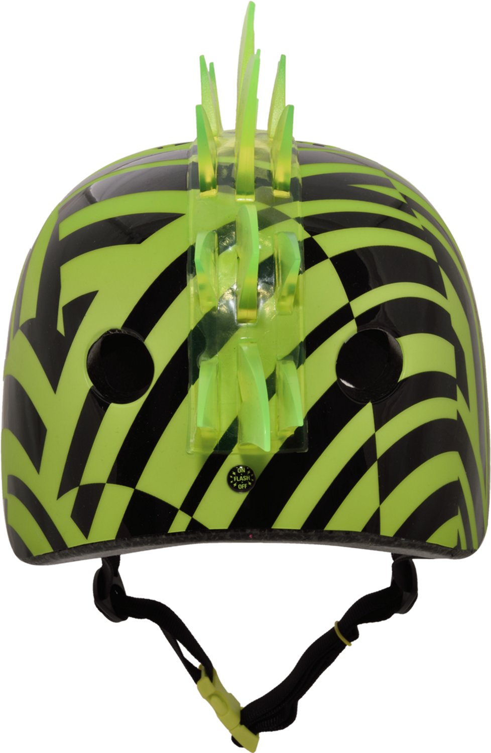 Krash Dazzle Green Mohawk Helmet with LED Lights Youth 8+ (54-58 cm)                                                             - view number 6
