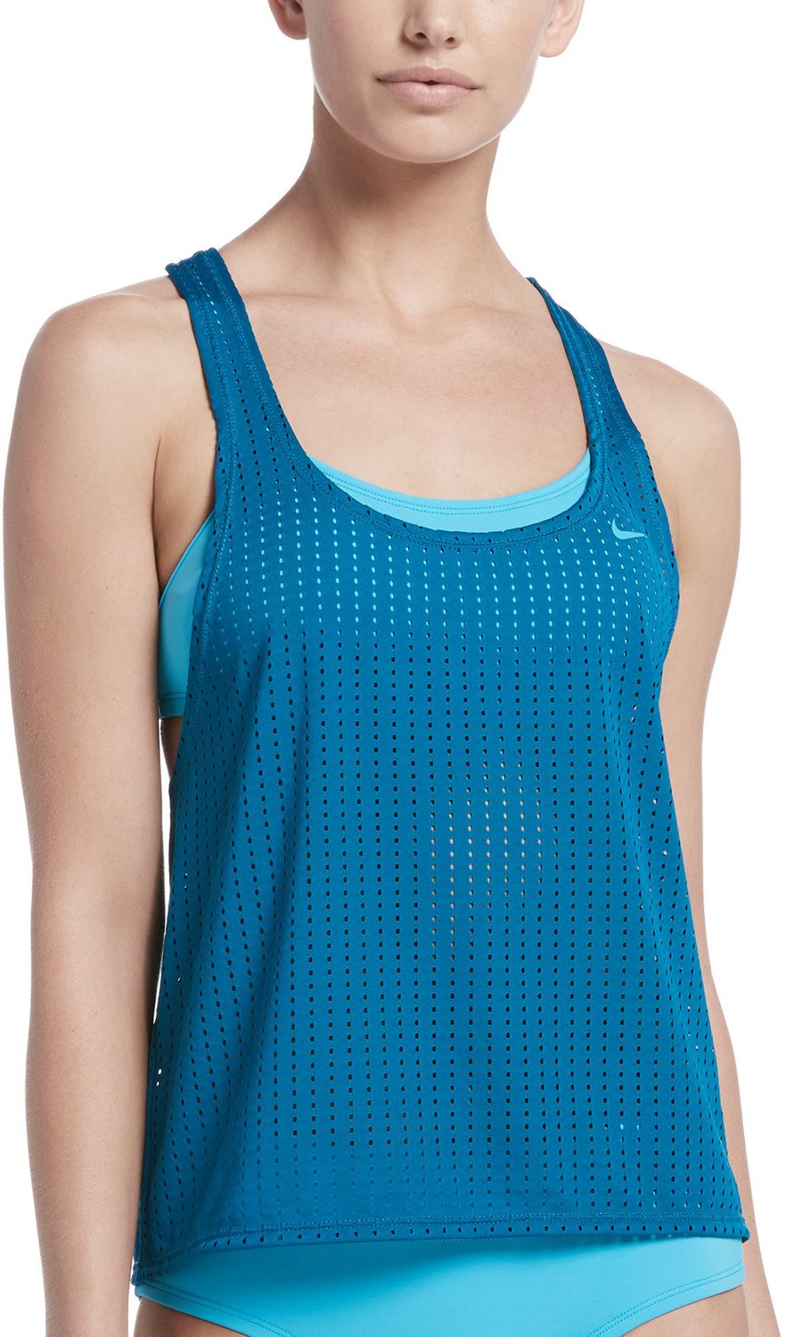 Nike Women's Sport Mesh Layered Tankini