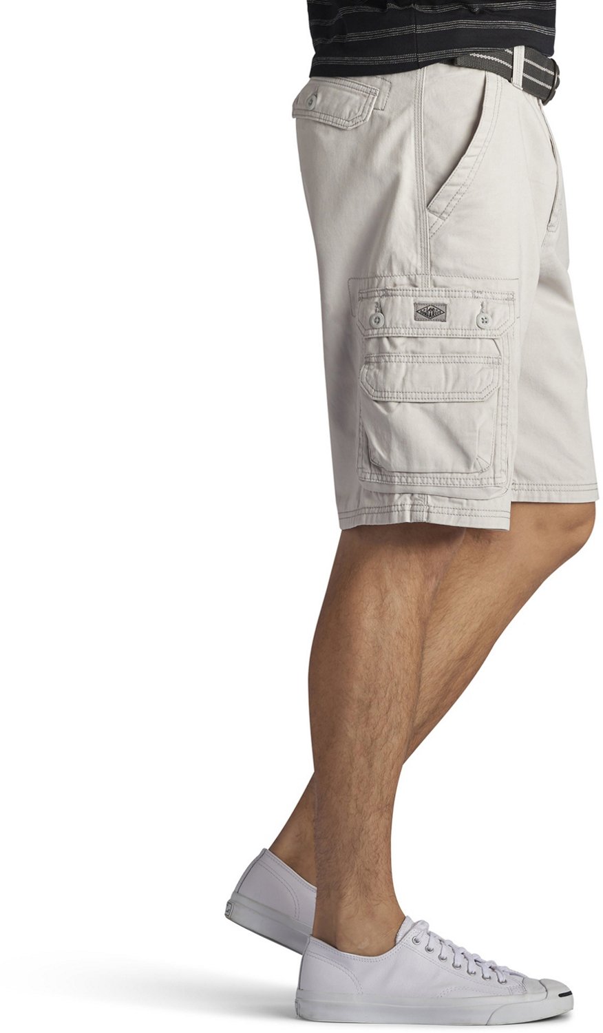 LEE Men's Big And Tall Big & Tall Dungarees New Belted Wyoming Cargo Short Combat Camo 46