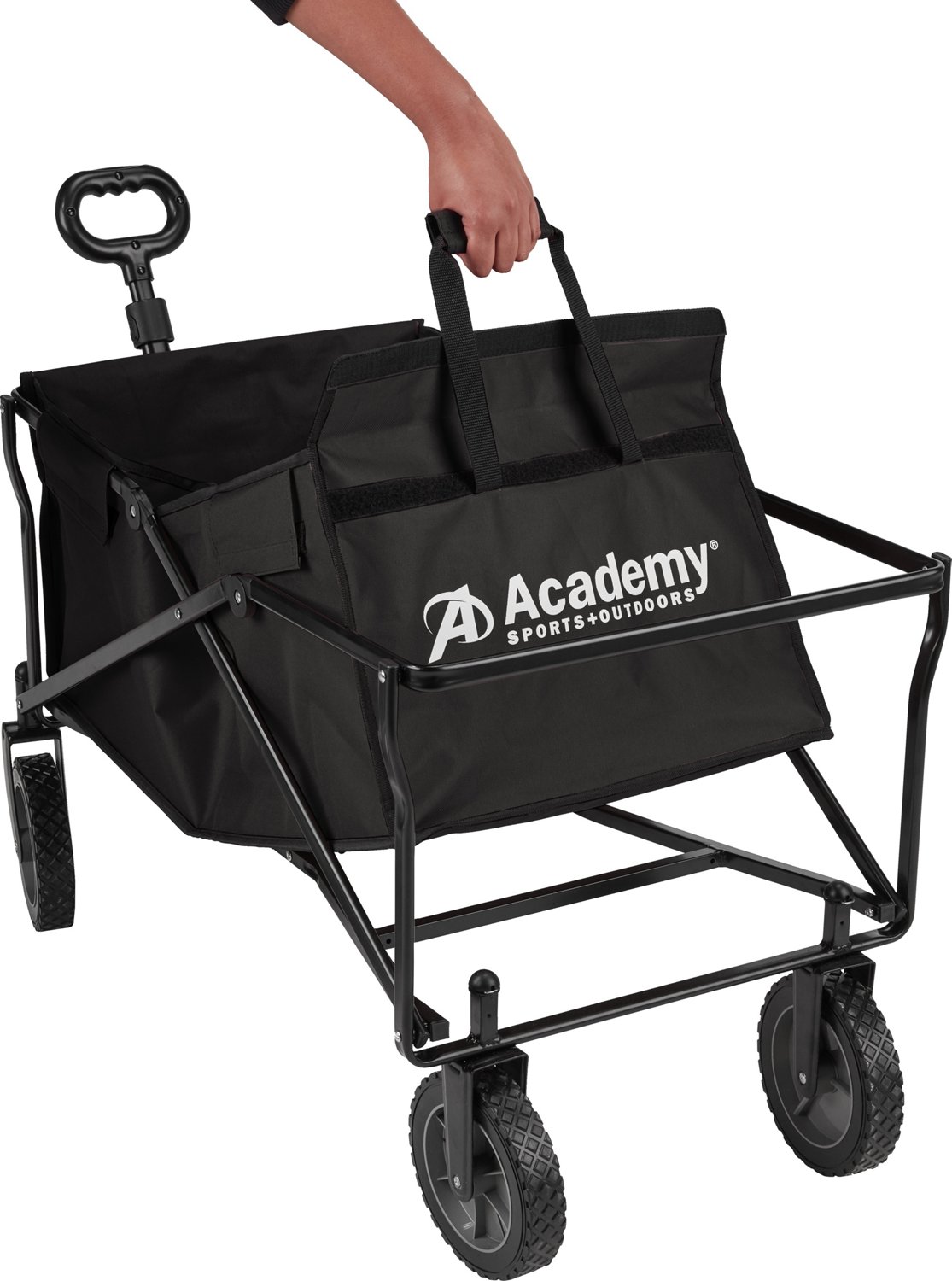 Academy Sports + Outdoors Folding Sports Wagon with Removable Bed Academy