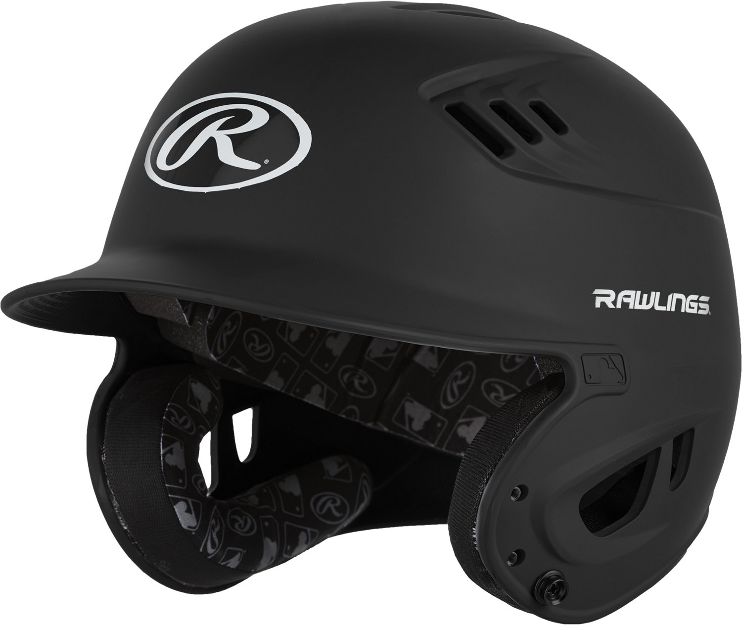 Rawlings Juniors' R16 Matte Finished Batting Helmet                                                                              - view number 2