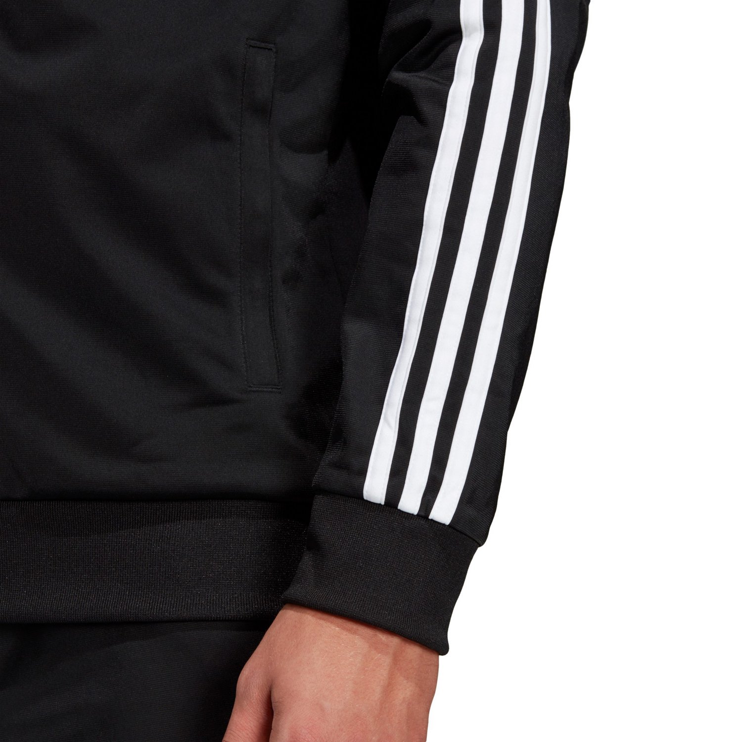 adidas Men's Essential 3Stripes Tricot Track Jacket Academy