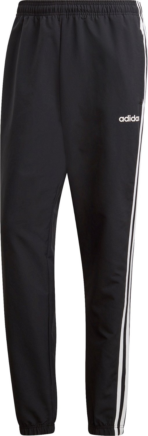 adidas Men's Essentials 3-Stripes Wind Pants, Black/White, X-Large Short :  : Sports & Outdoors