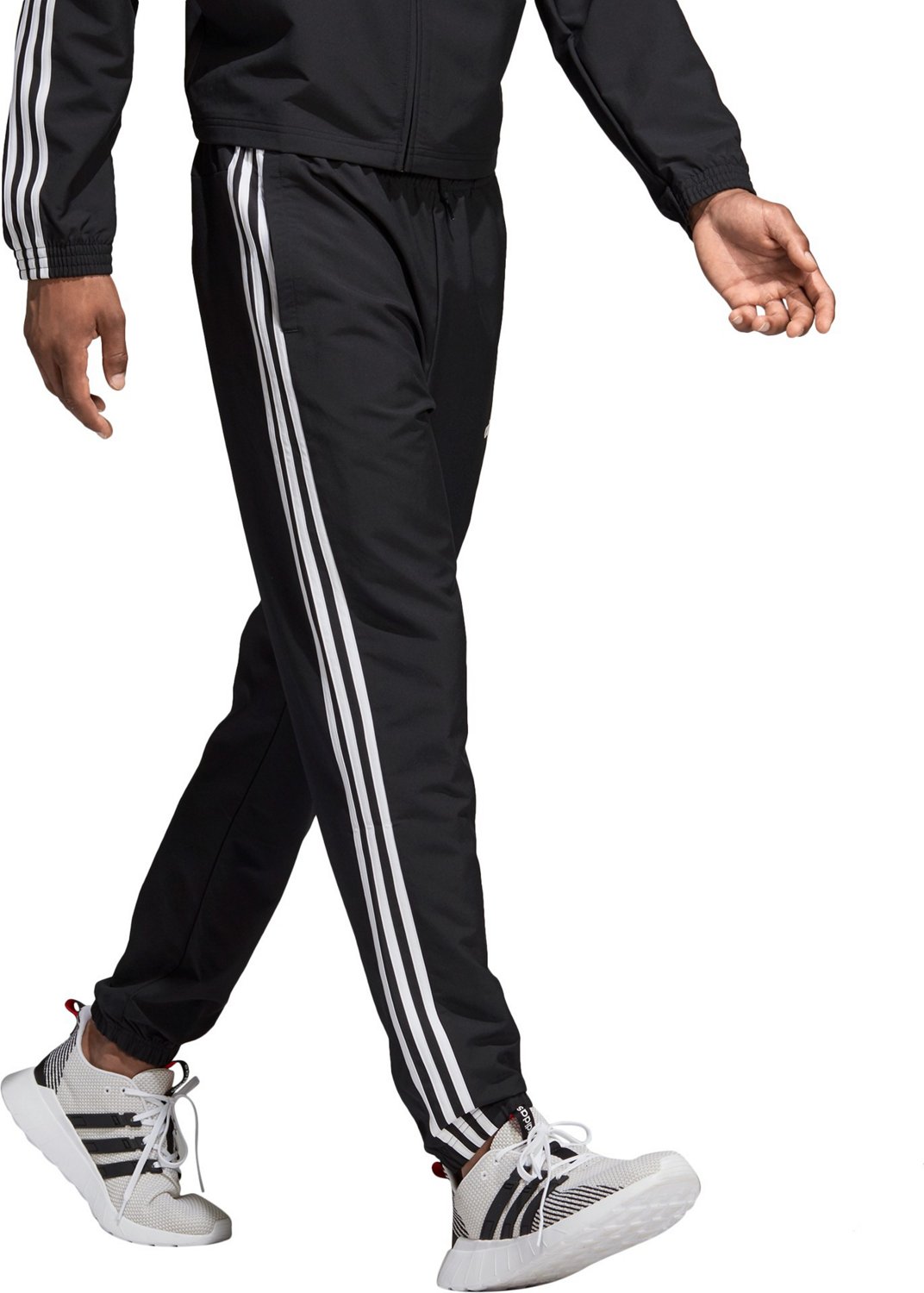 adidas Men's Essentials 3-Stripes Wind Pants Academy