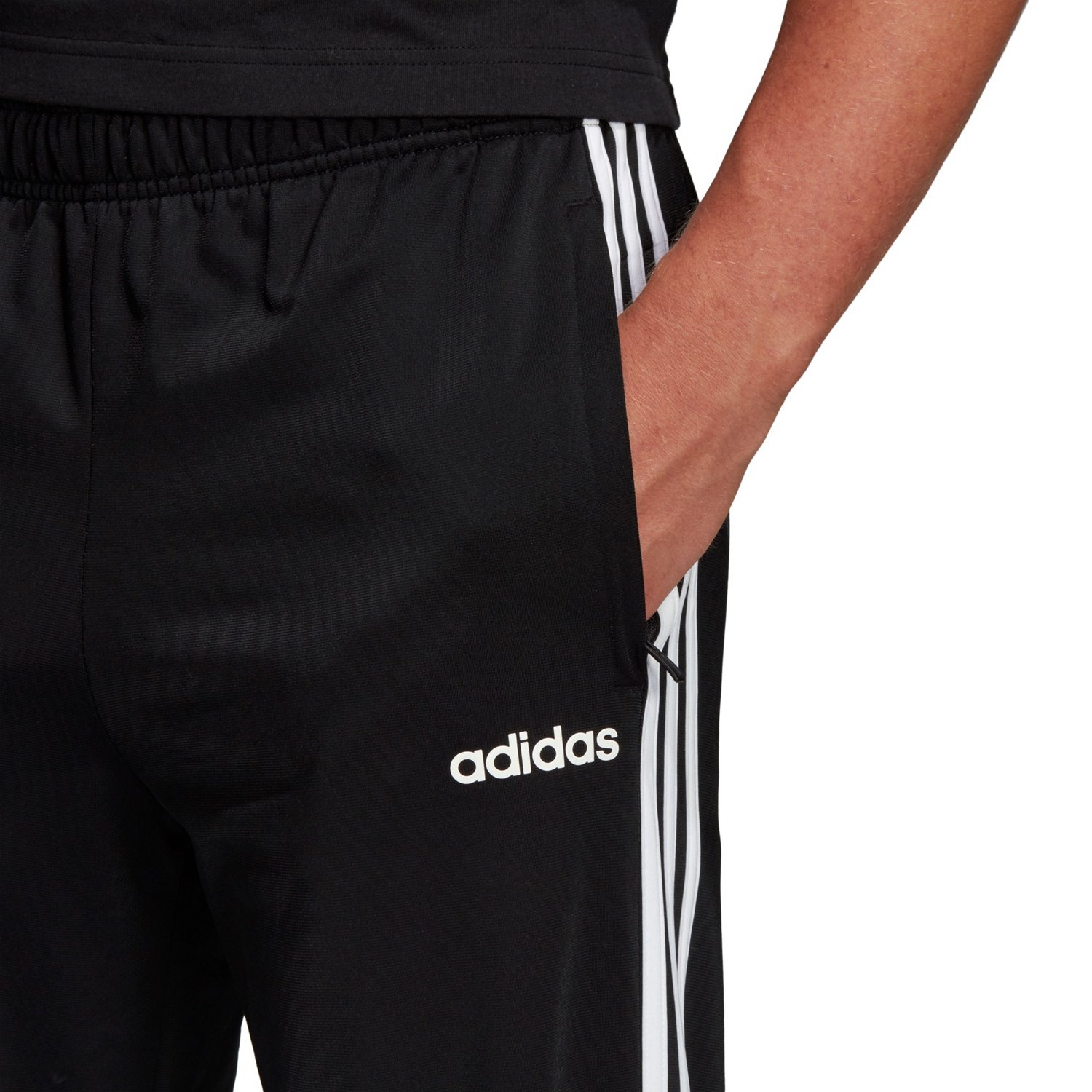 adidas Men's Essentials 3-Stripes Tricot Tapered Pants                                                                           - view number 6
