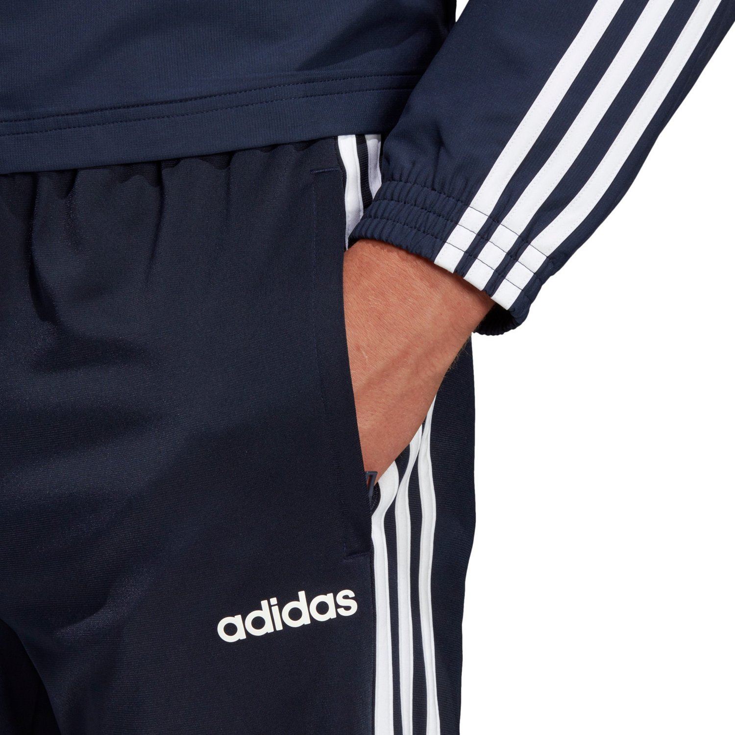 adidas Men's Essentials 3-Stripes Tricot Tapered Pants                                                                           - view number 6