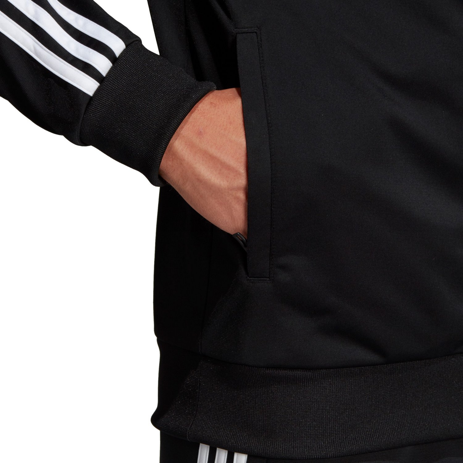 adidas Men's Essential 3Stripes Tricot Track Jacket Academy