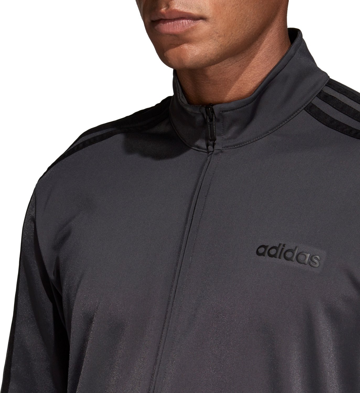 adidas Men's Essential 3-Stripes Tricot Track Jacket                                                                             - view number 6