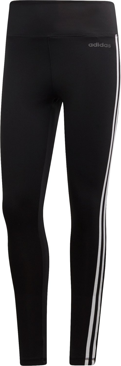 adidas Women's Design 2 Move 3-Stripes High Rise Long Tights - view number 4
