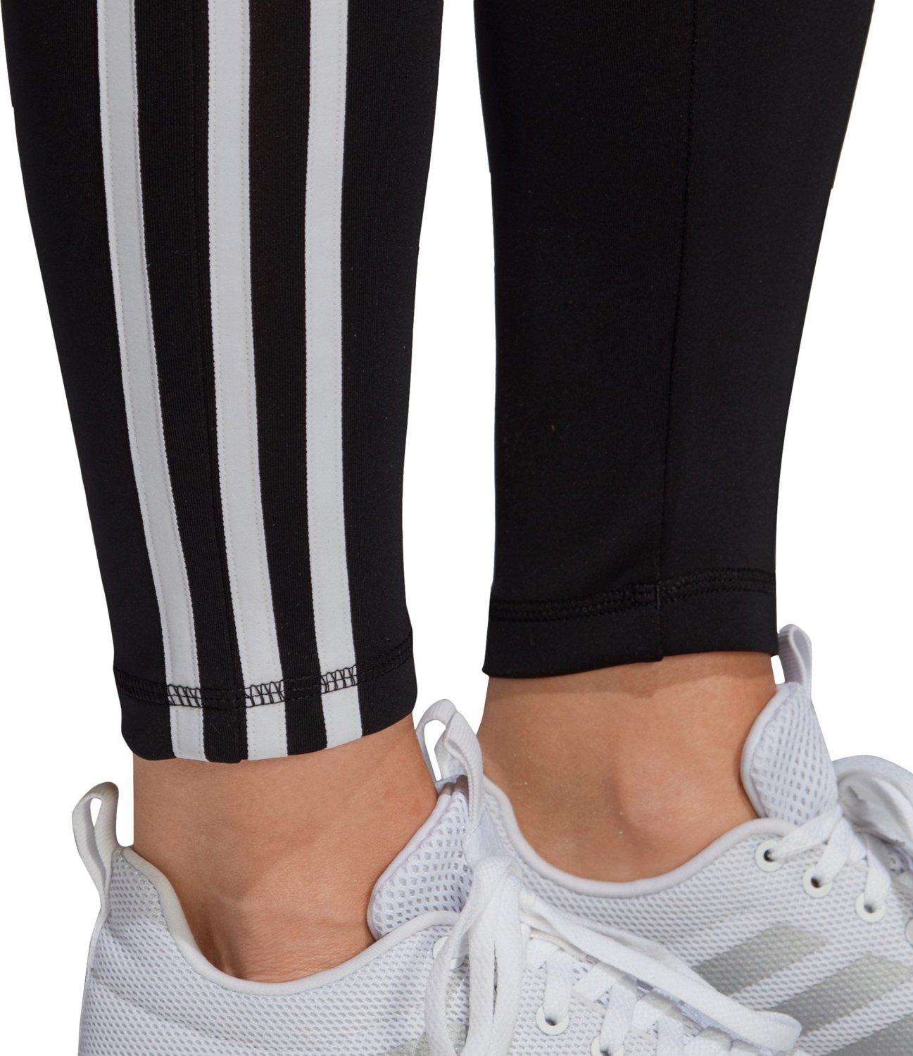 adidas Women's Design 2 Move 3-Stripes High Rise Long Tights - view number 8