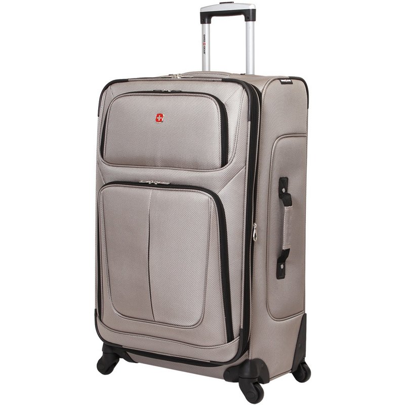 SwissGear Spinner 29" Check-In Bag Grey Dark - Travel Luggage at Academy Sports