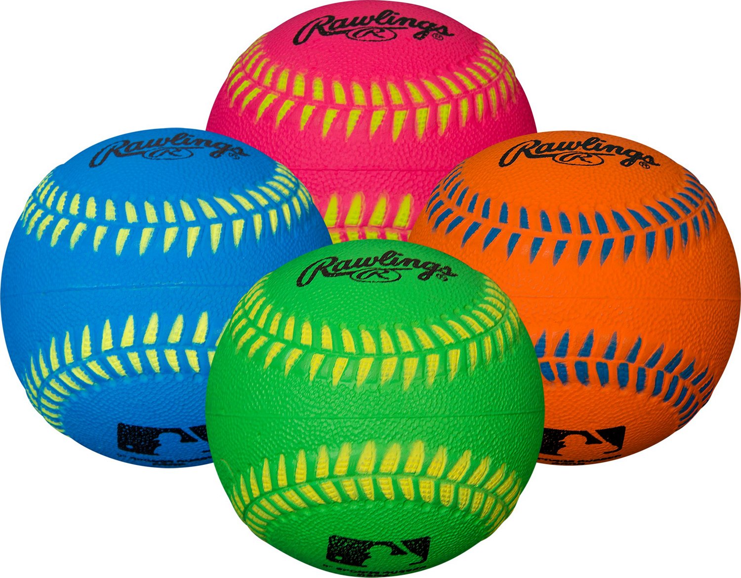 Rawlings R8U Neon Sponge Rubber Baseball Academy
