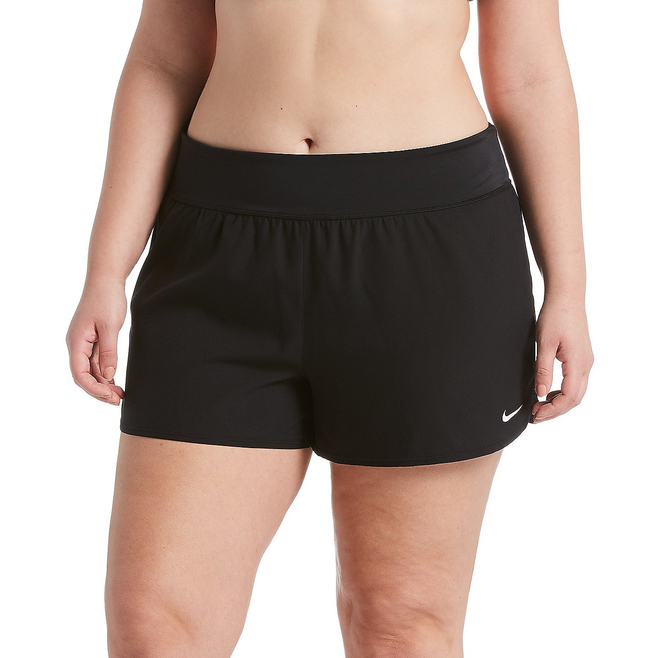 Nike Women's Plus Size Solid Element Swim Board Shorts                                                                           - view number 1