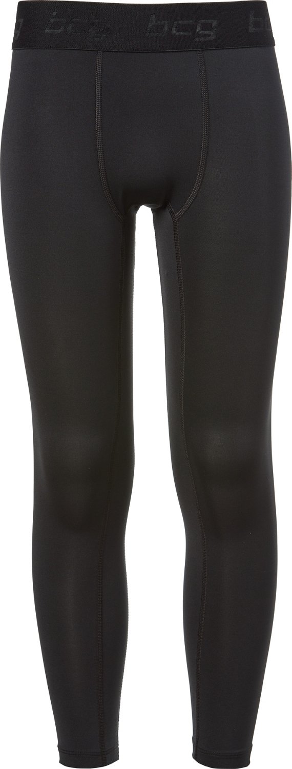 BCG Boys' Solid Compression Tights