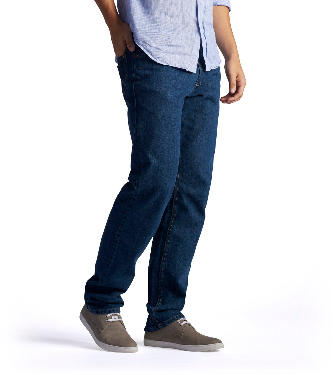 Lee Mens Relaxed Fit Straight Leg Jeans : : Clothing, Shoes &  Accessories