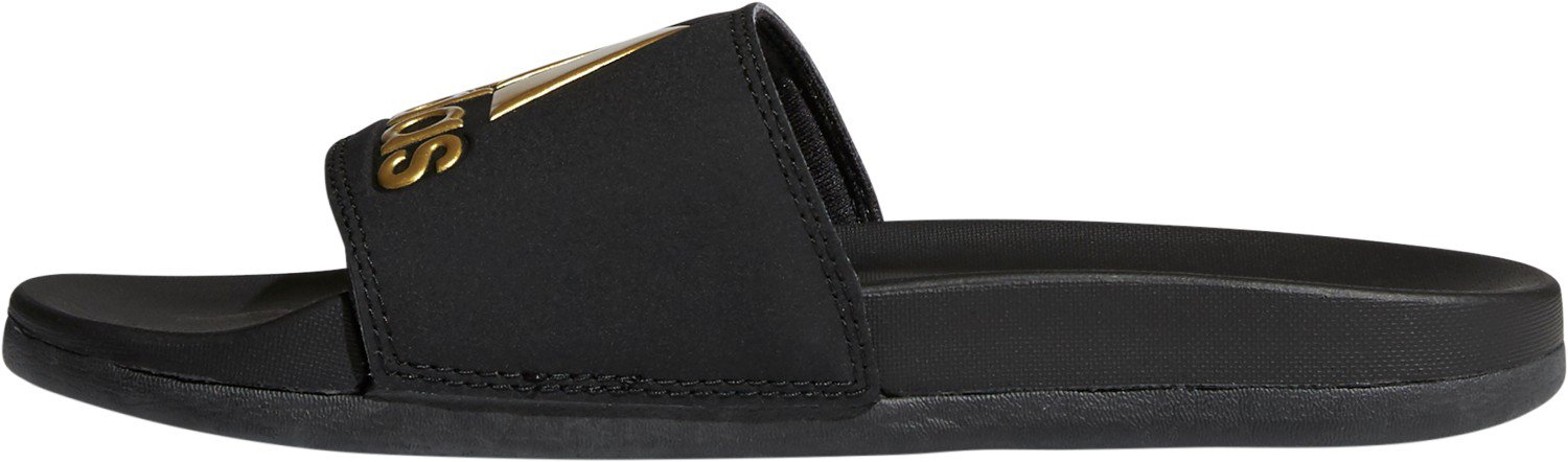 adidas Women's Adilette Cloudfoam Plus Logo Slides - view number 3