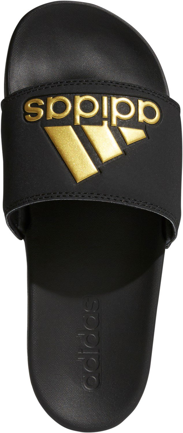 adidas Women's Adilette Cloudfoam Plus Logo Slides - view number 5