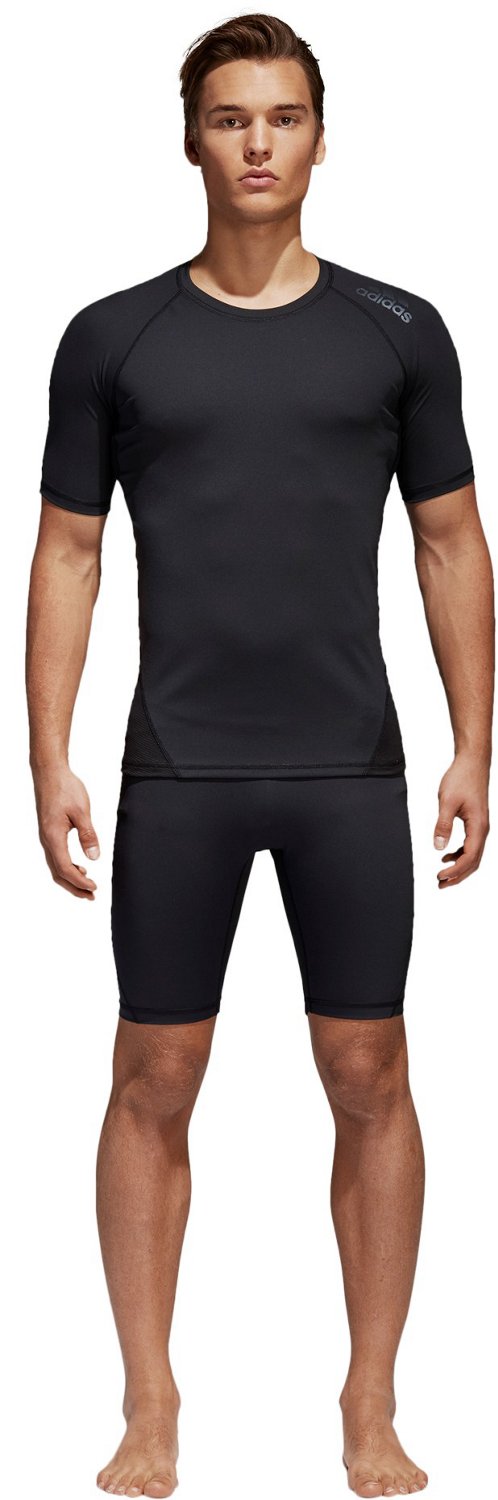 adidas Men's Alphaskin Sport Short Compression Training Tights                                                                   - view number 8