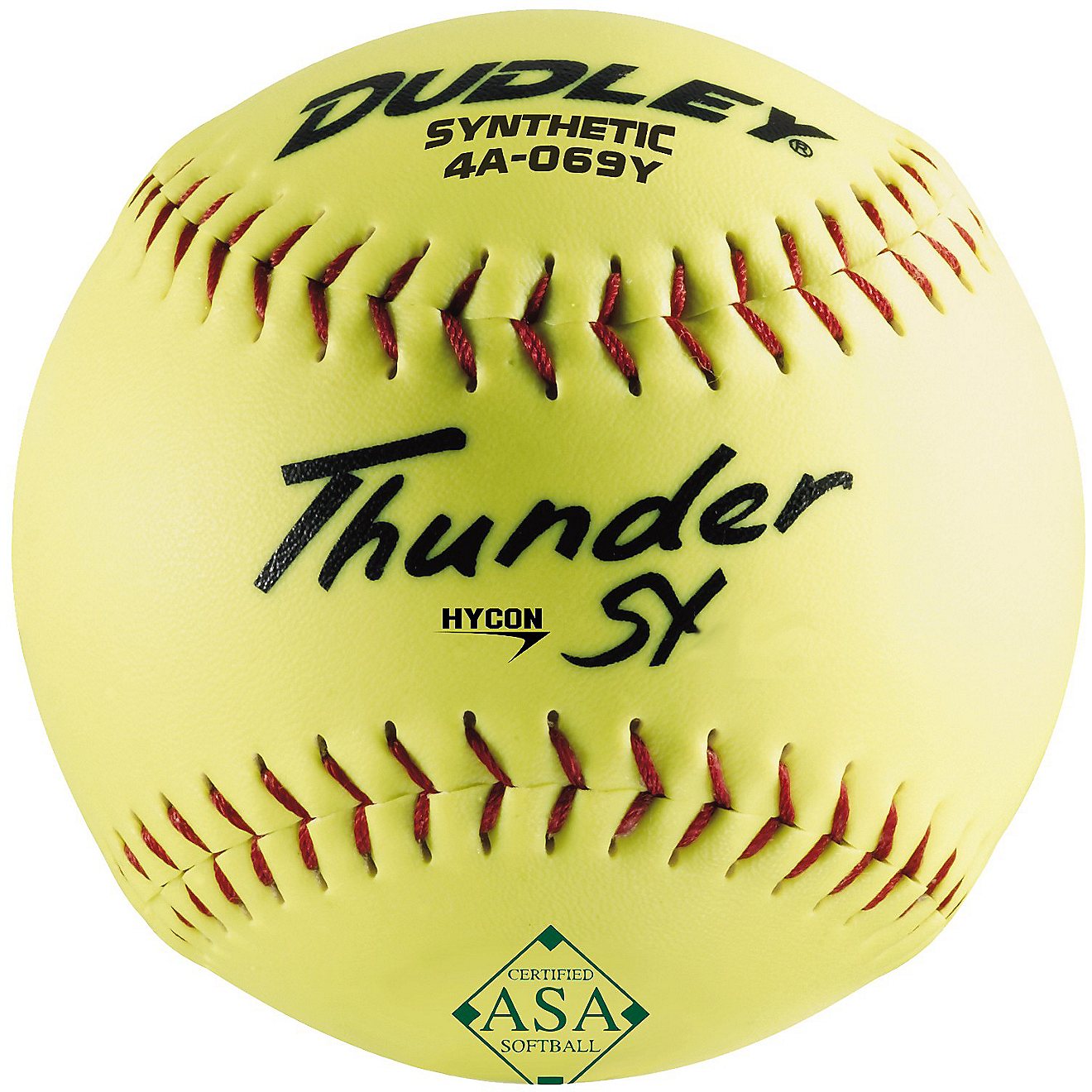 Dudley Thunder SY 12 in ASA Slow-Pitch Softballs 6-Pack                                                                          - view number 1