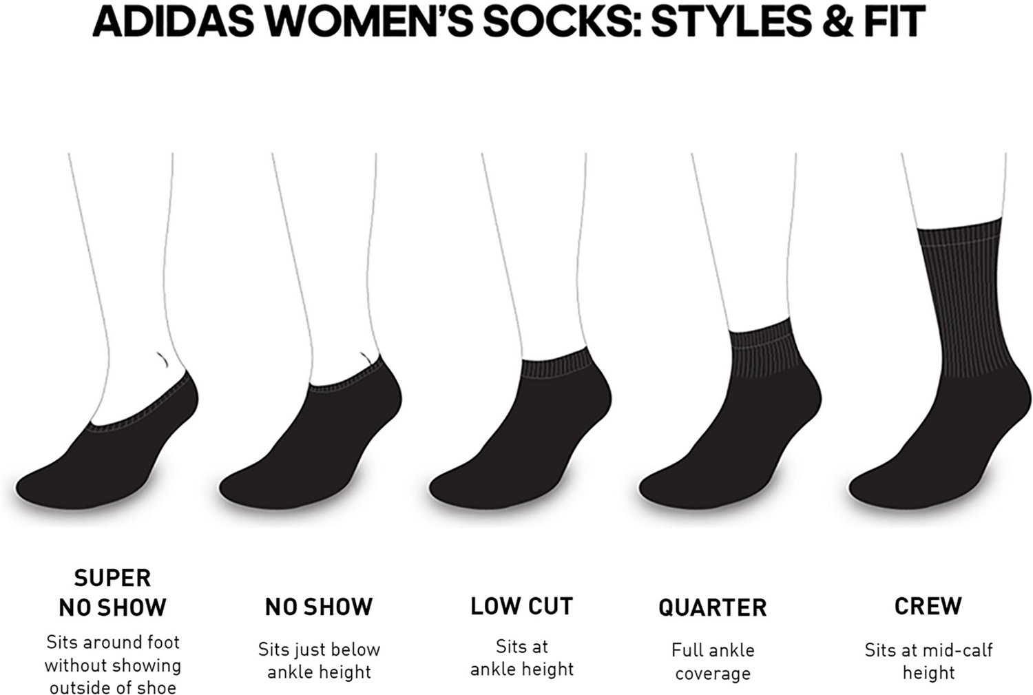 adidas Women's Cushioned II No Show Socks 3 Pack | Academy