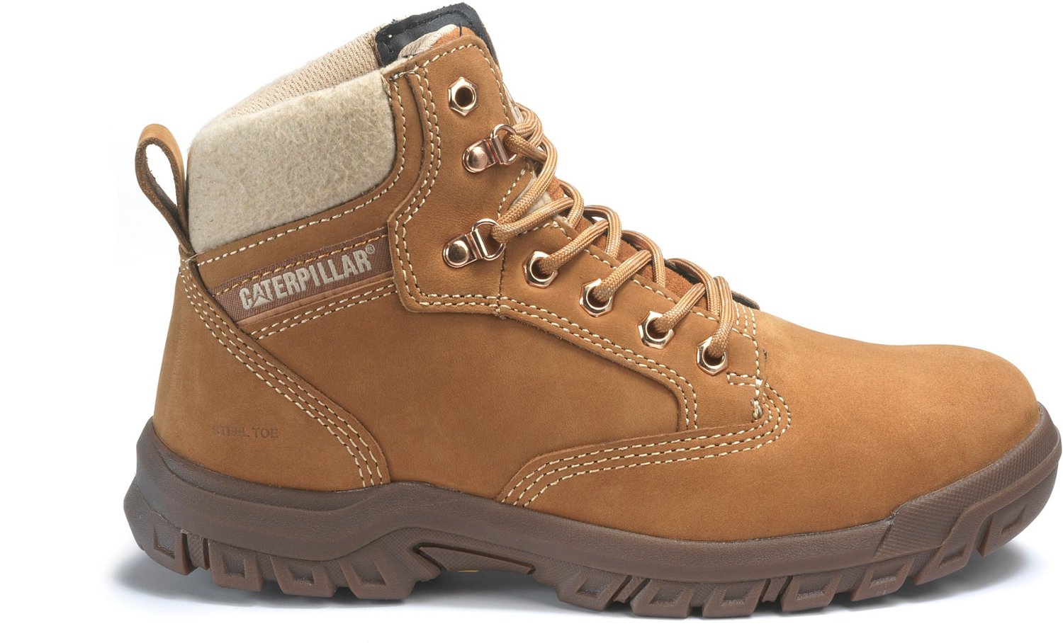 Cat steel toe boots hot sale womens