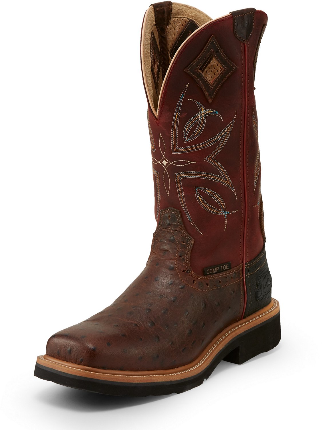 Justin Men's Stampede Rush Collection Nano Composite Toe Wellington Work Boots - view number 2