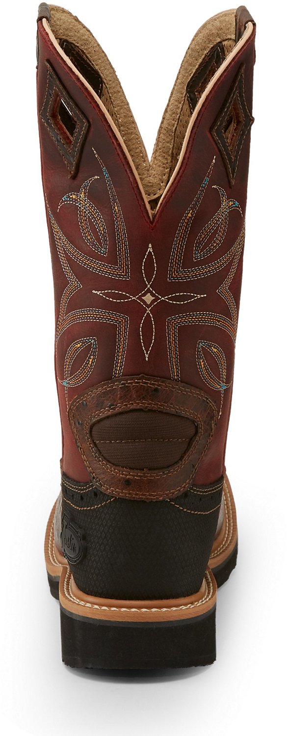 Justin Men's Stampede Rush Collection Nano Composite Toe Wellington Work Boots - view number 4