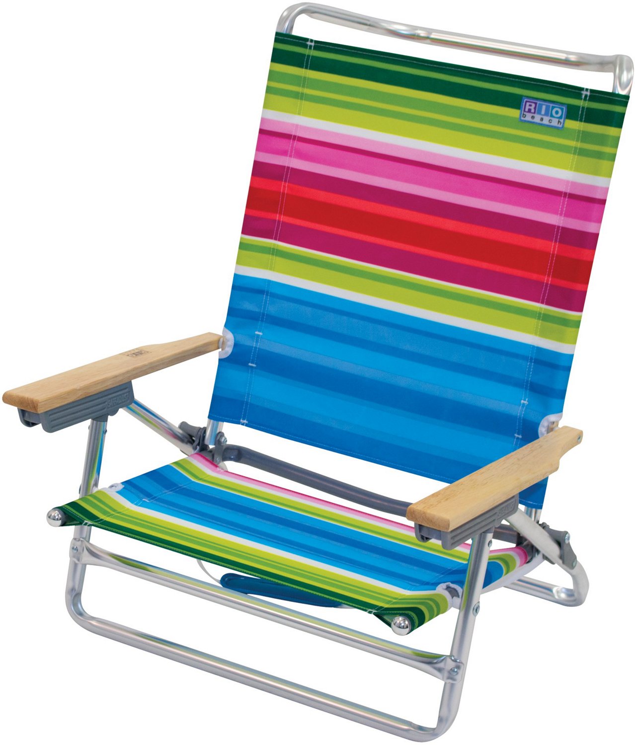 RIO Beach Classic 5-Position Lay Flat Beach Chair - view number 2
