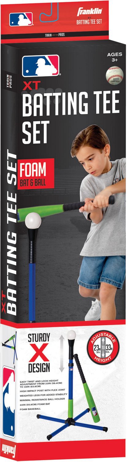 Franklin Sports Baseball Batting Tee - MLB Total Tee Baseball +