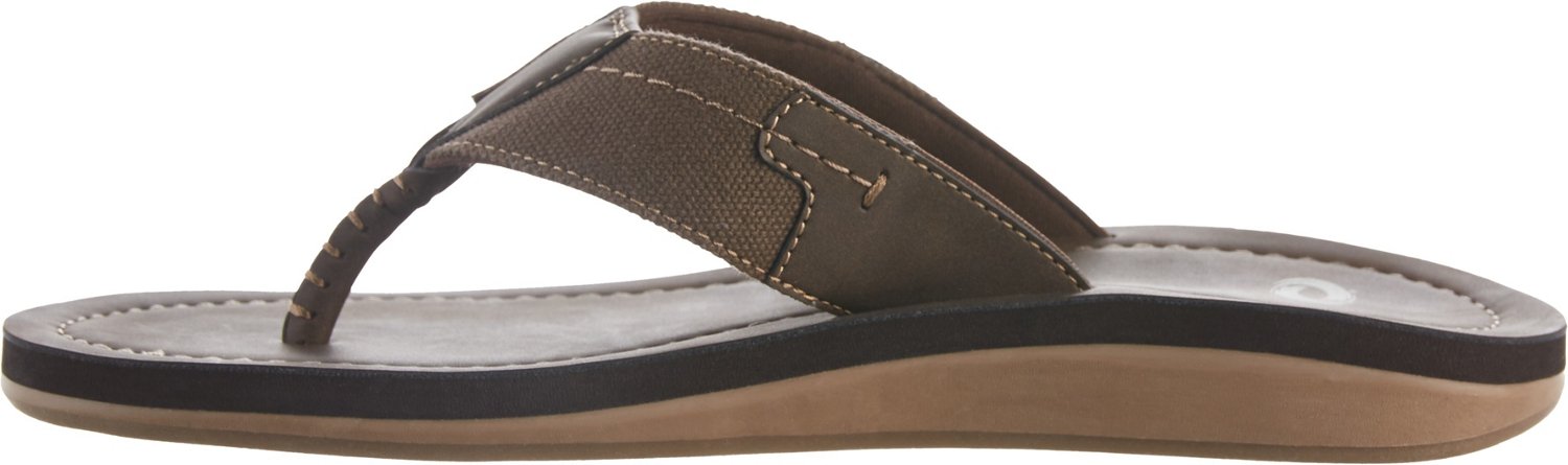 O'Rageous Men's Canvas Molded Flip-Flops | Academy