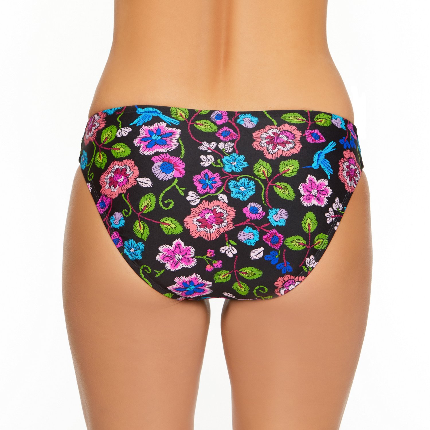 Aqua Couture Women's Floral Folk Hipster Swim Bottoms - view number 2