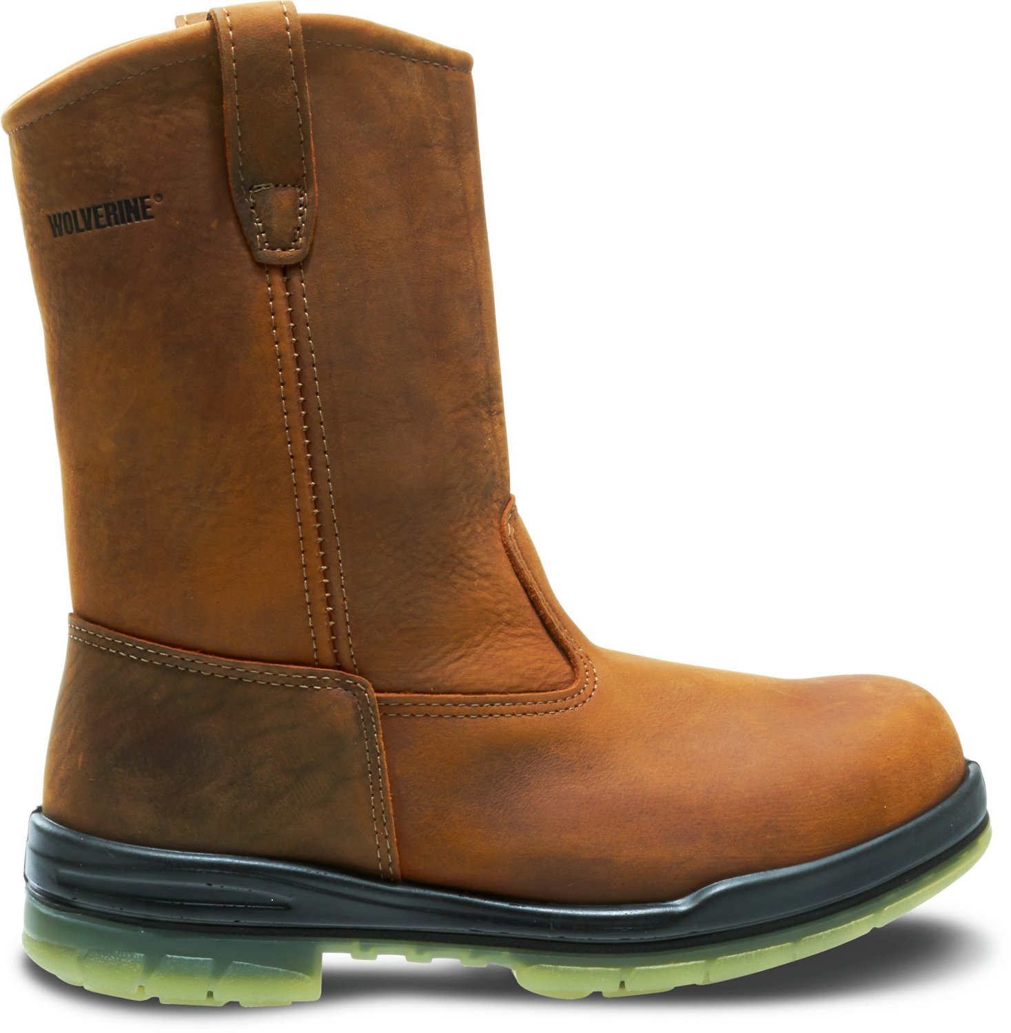 Wolverine Men's DuraShocks Insulated EH Steel Toe Wellington Work Boots ...