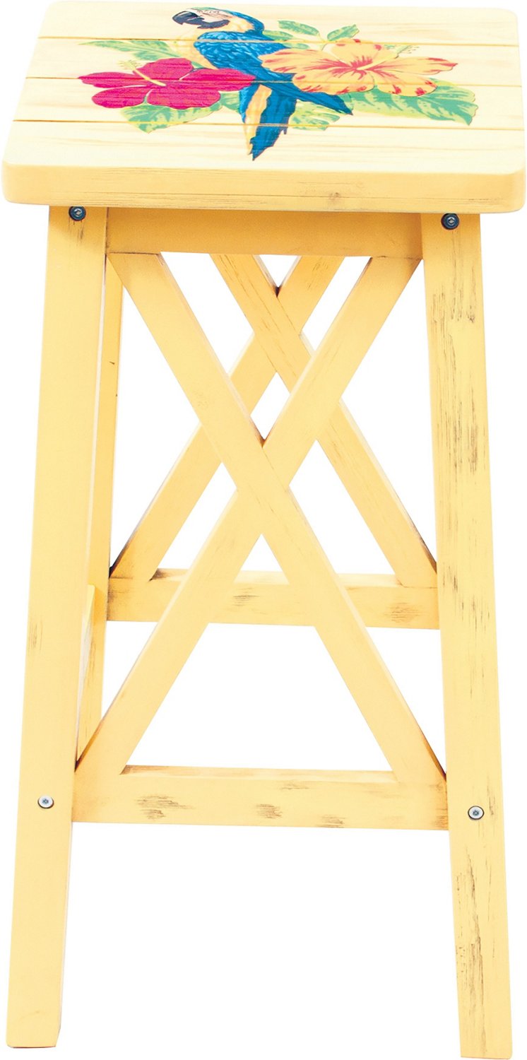 Margaritaville Parrot Outdoor Wood Patio Bar Stool - view number 2