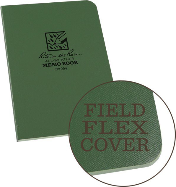 GREEN Soft Cover Book RITE IN THE RAIN