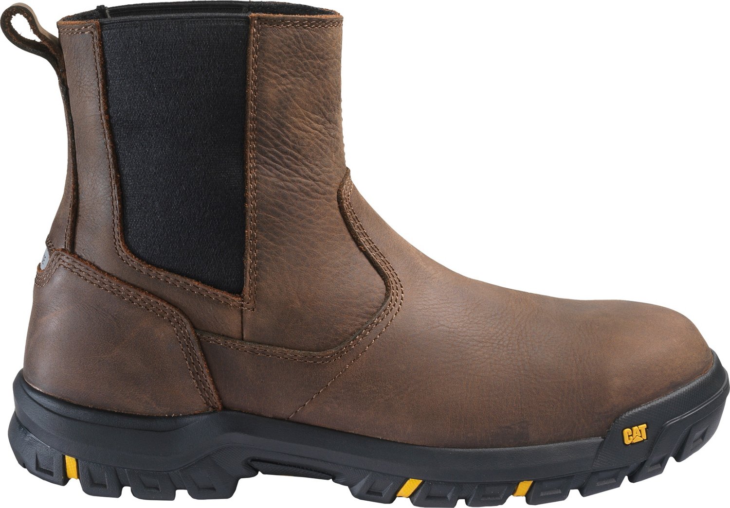 Cat Footwear Men's Wheelbase EH Steel Toe Wellington Work Boots                                                                  - view number 1 selected