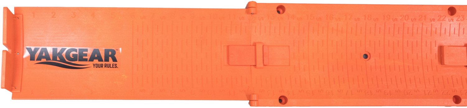 Sunset Orange) - Fish Stik - Folding Fish Ruler 