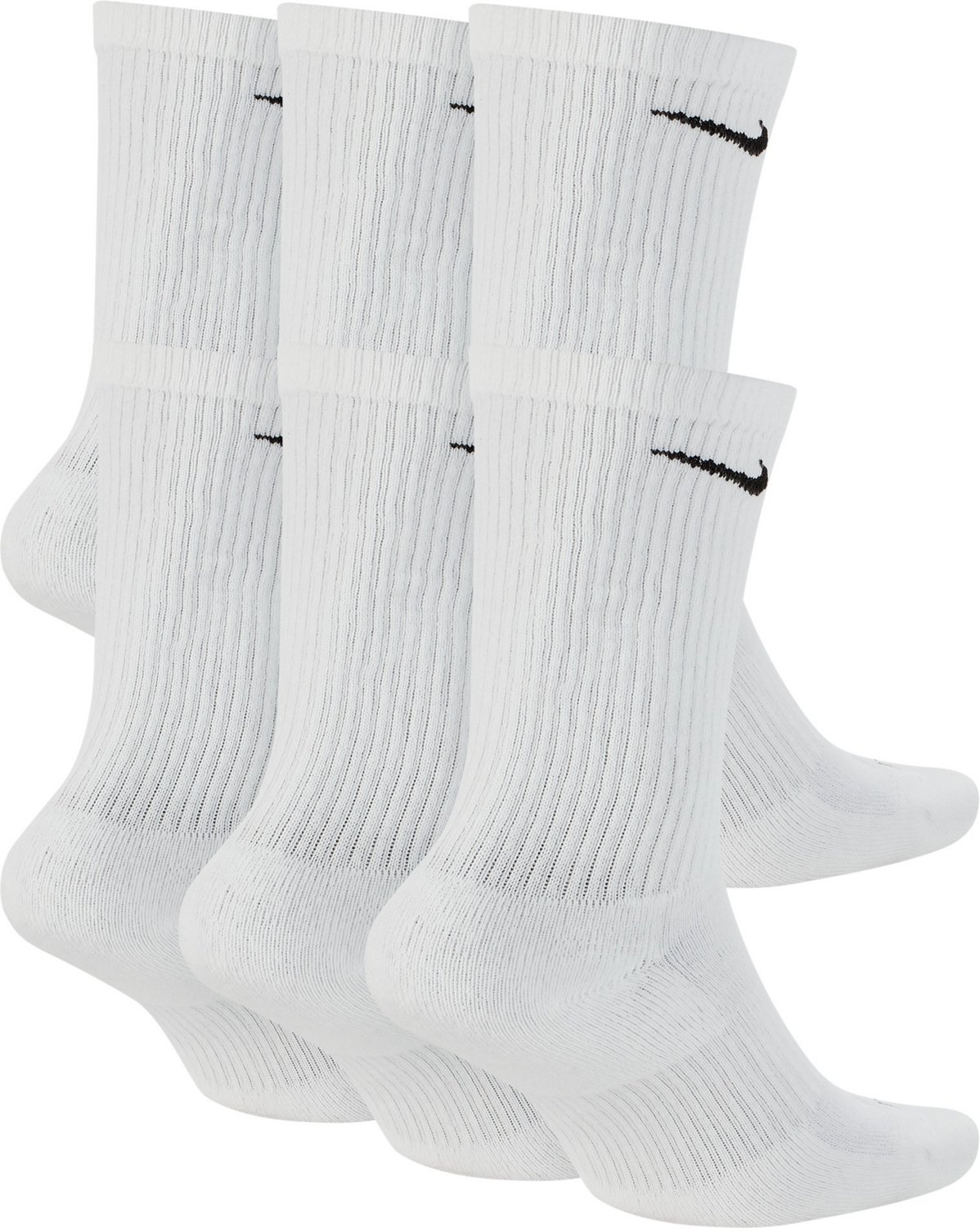 Nike Men's Everyday Plus Cushion Training Crew Socks 6 Pack