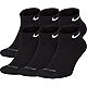 Nike Men's Everyday Plus Cushion Training Low Cut Socks 6 Pack                                                                   - view number 1 selected