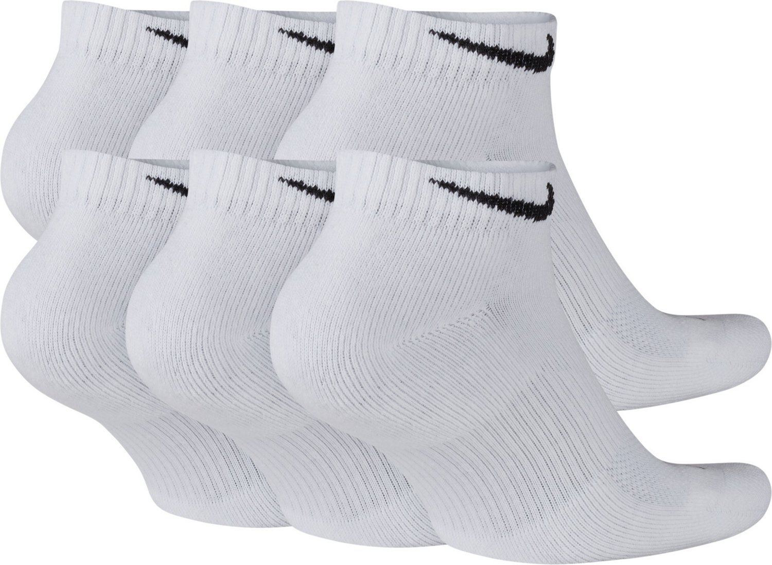 Nike men's socks dri fit low cut 2024 6 pack